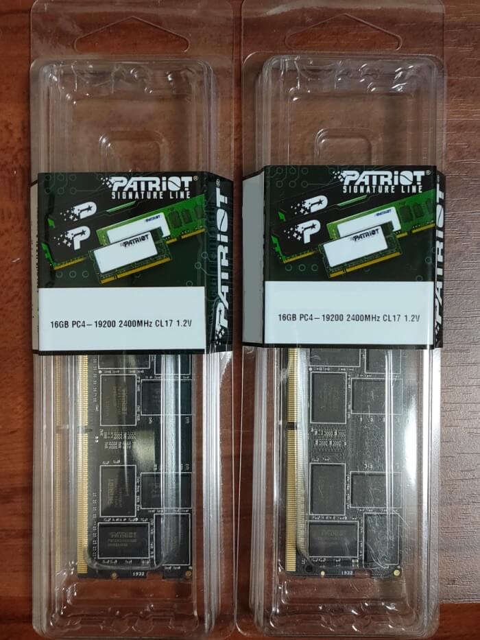 Patriot Memory DDR4 2400MHz PC4-19200 16GB SODIMM ノートパソコン用メモリ